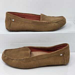 Ugg Milana Loafer Slip On Classic Chestnut Tan Suede Leather Women's Size 8.5